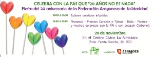 Cartel informativo del 20 aniversario de la FAS.