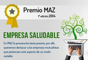 La Mutua MAZ convocará los Premios Empresa Saludable 2014.
