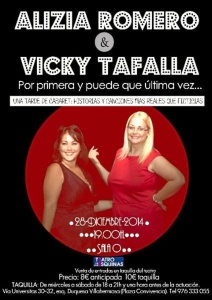 Alizia y Vicky representaron un espectáculo conjunto en el Teatro de las Esquinas