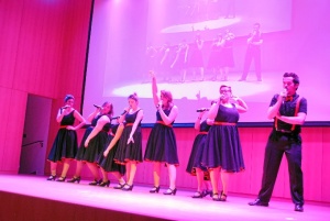 The Gospel Wave Choir en el Teatro de las Esquinas. / Foto: The Gospel Wave Choir.