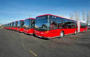 Se incorporarán diez nuevos autobuses dobles a la red de Zaragoza. / Foto: google