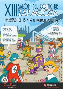 Cartel del XIII Salón del Cómic de Zaragoza.