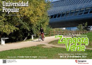 Cartel de la exposición 'Zaragoza Verde'.