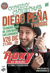 Diego Peña despide el año con un espectáculo navideño, 'Comedy Christmas'