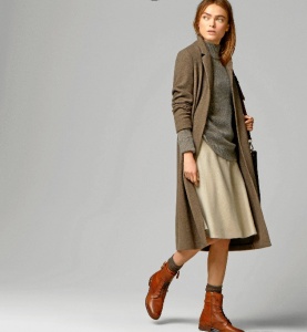 Falda tejido jacquard temporada de invierno 2015 MassimoDutti / Foto: Massimo Dutti