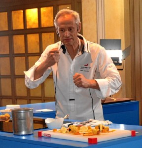 El chef Jesús Almagro en el Foro Gastronomía y Salud.