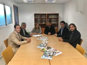 Visita de la consejera Díaz a la sede de Aspanoa.