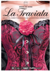 Cartel de 'La Traviata'.