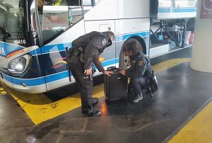 Agentes localizan drogas en una maleta en la estación Delicias de Zaragoza