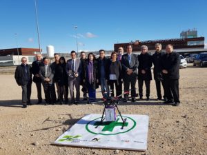 Presentación del proyecto Pharmadron, de reparto de medicamentos mediante drones.