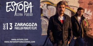 Estopa celebra un concierto en Zaragoza el 13 de diciembre.