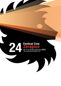 Cartel del 24 Festival de Cine de Zaragoza.