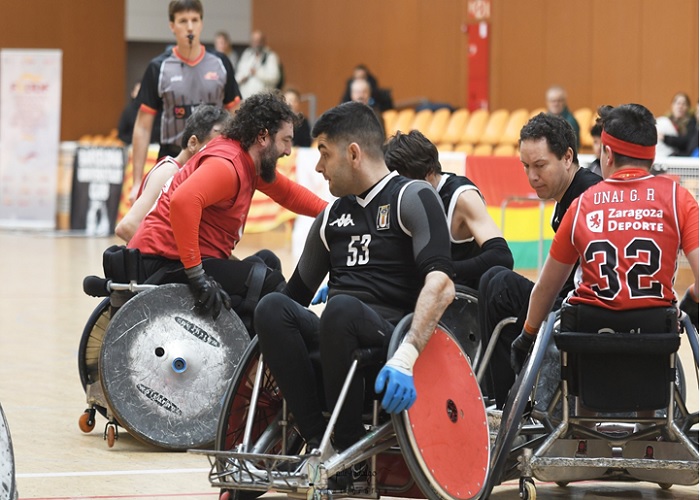 La Liga de Rugby en silla de ruedas comienza esta temporada en Zaragoza.