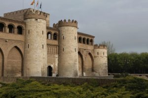 Palacio de la Aljafería, sede de las Cortes de Aragón.