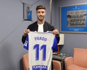 Javier Puado, nuevo jugador del Real Zaragoza.