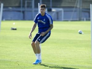 Tino Gil durante el entrenamiento