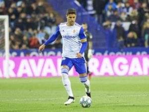 El jugador del Real Zaragoza Simone Grippo.