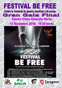 Cartel de la Gala final del Festival Be Free.