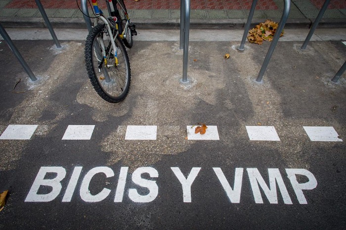 575 plazas para estacionar patinetes, bicis, ciclomotores y motos en Los Sitios