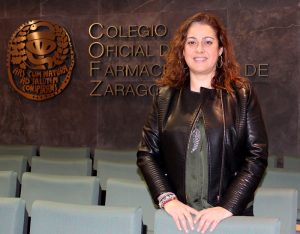 Raquel García, presidenta del Colegio de Farmacéuticos de Zaragoza