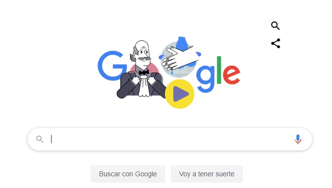 Google homenajea al médico que hizo al mundo lavarse las manos