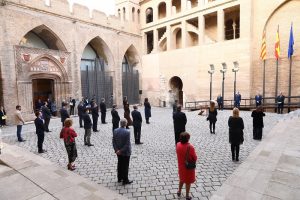 Aragón dedicó su Día a las víctimas del covid-19 y los profesionales sanitarios