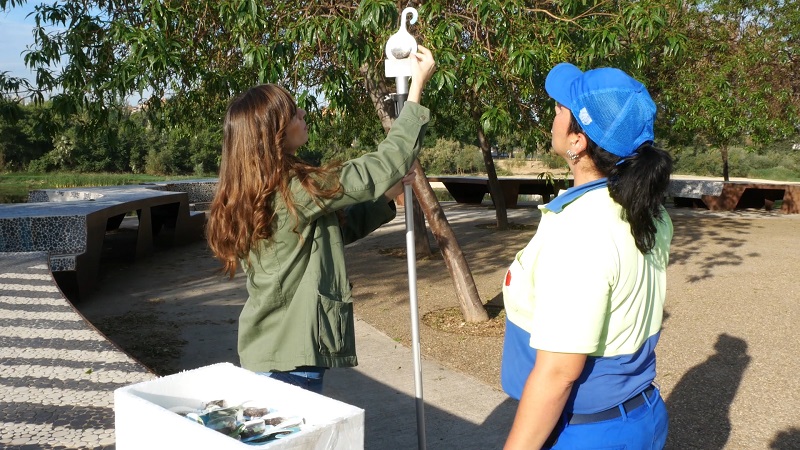 10.000 insectos ayudarán a luchar contra las plagas en el Parque del Agua