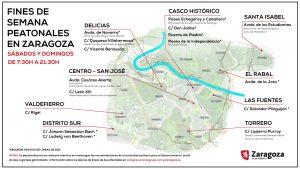 La velocidad volverá a reducirse en las calles de Zaragoza el fin de semana