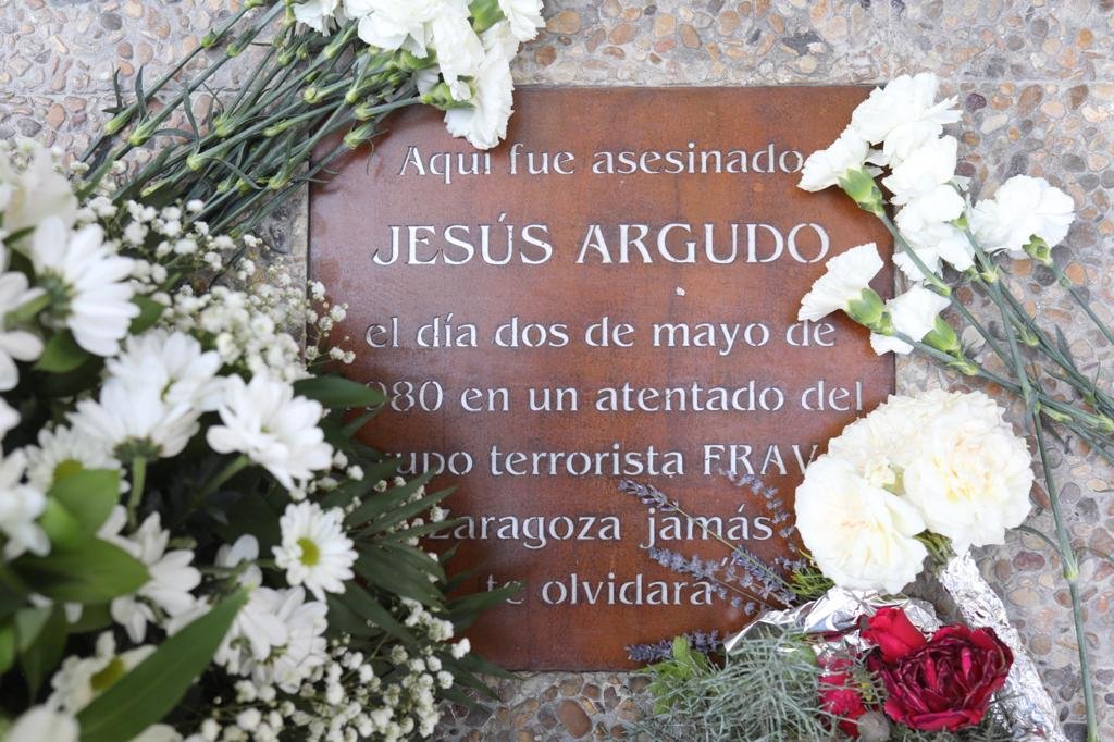 Homenaje a Jesús Argudo, víctima del terrorismo en 1980