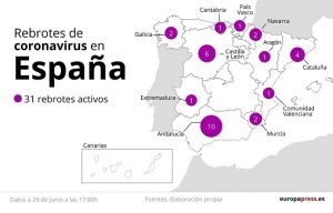 Huesca y Zaragoza contabilizan 15 nuevos casos de covid-19