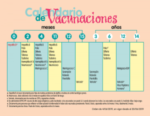 El programa de vacunaciones vuelve a reactivarse con normalidad