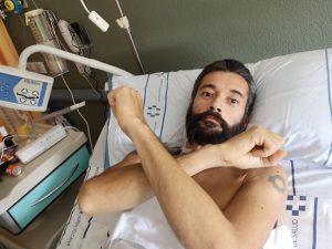 Zaragoza se solidariza con un vecino con una lesión medular tras un accidente