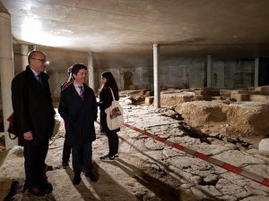 Los restos romanos del Círculo Católico de Huesca serán declarados Bien de Interés Cultural