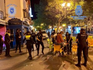 La Policía Nacional y la Policía Local de Zaragoza establecen un dispositivo en varias zonas de ocio