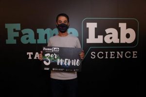 Víctor Manero, de Unizar, tercer puesto del certamen Famelab