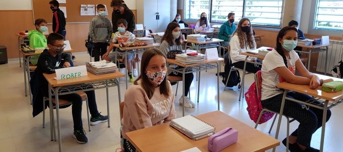 Primer día de clase en el IES Segundo de Chomón