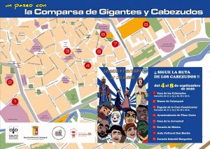 Calatayud propone una ruta para visitar la Comparsa de Gigantes y Cabezudos