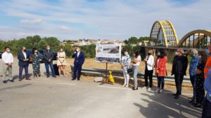 Reapertura al tráfico del puente de Sástago tras las obras de reparación