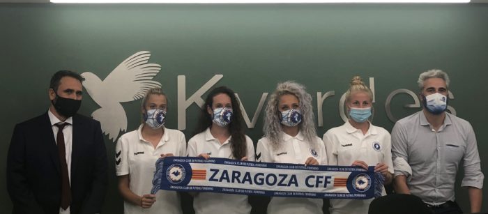 Kverdes apuesta por la igualdad apoyando al Zaragoza CFF