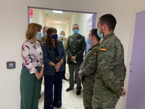 80 rastreadores del Ejército trabajan desde el Hospital Militar de Zaragoza