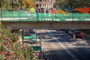 Reforma de las pasarelas de acceso al parque Miraflores