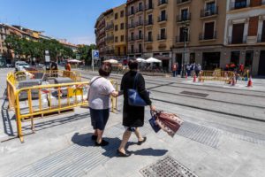 Zaragoza adapta más de 325 pasos de peatones en toda la ciudad