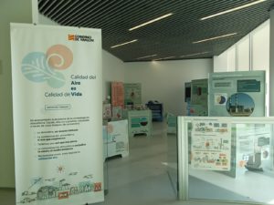 La exposición itinerante “Calidad del aire es calidad de vida” echa a andar