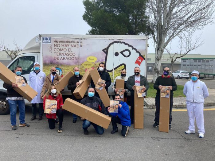 Ganadores sortean 15 corderos en apoyo a la hostelería aragonesa