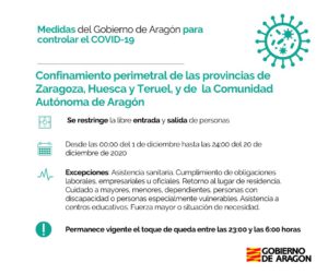 Aragón mantendrá las restricciones de circulación hasta el día 20