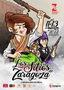 2022-02-05 Los sitios de Zaragoza - Cartel