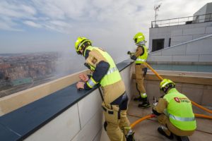 2022-02-24 Prueba hidráulica en Torre Zaragoza